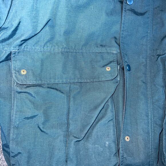 Vintage Carhartt workman's Nylon bomber style men's coat hunter green - Picture 7 of 11